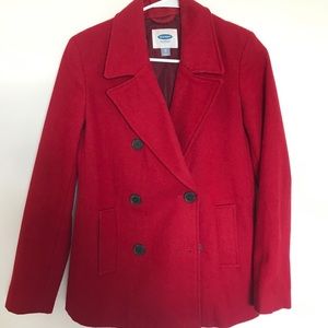 Women’s Red Coat from Old Navy